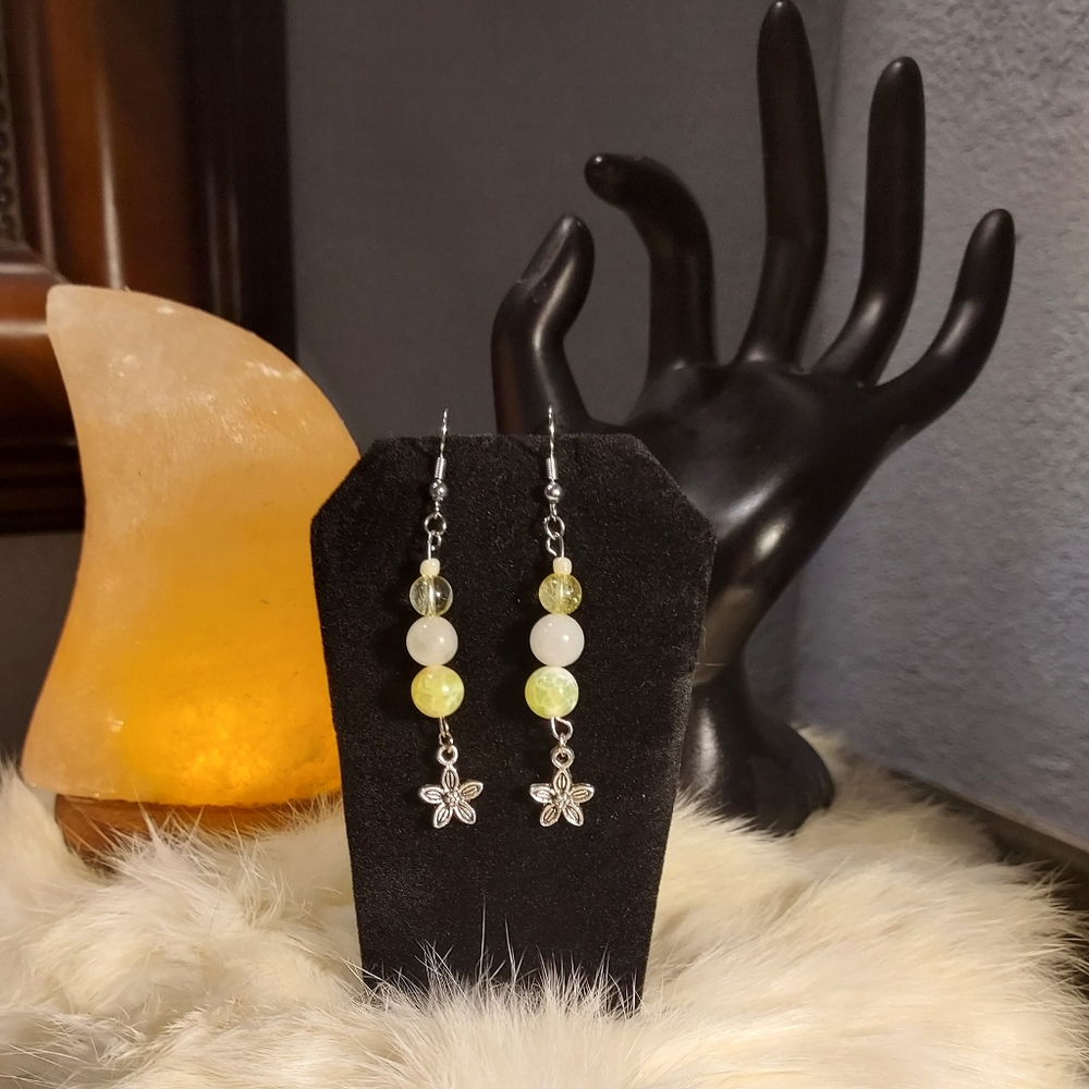 New Handmade crystal earrings